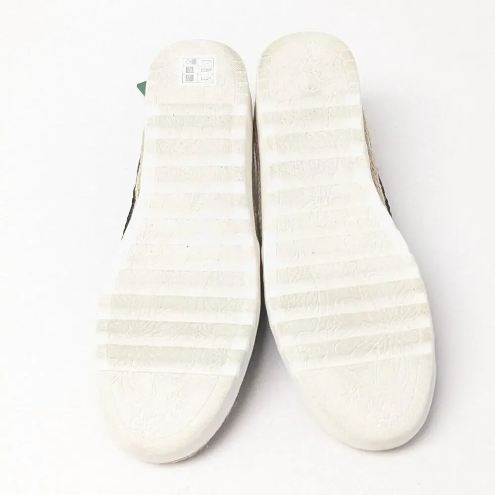 Skechers Black Lace Espadrille Slip-Ons